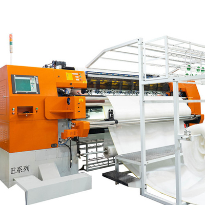 Flexible Computer Multi Needle Chain Stitch Bed Quilting Machine Adjustable Technical